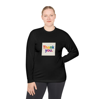 Thank You Rainbow Long Sleeve Tee
