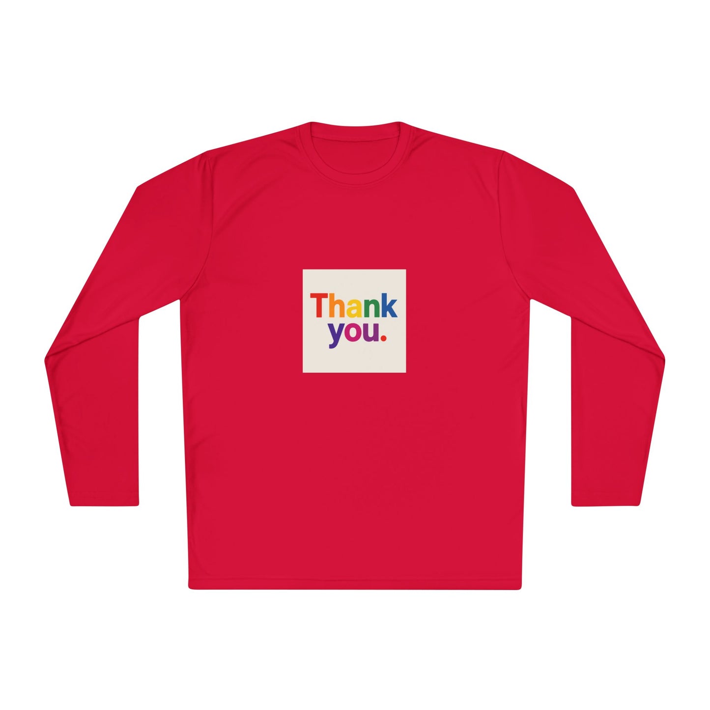 Thank You Rainbow Long Sleeve Tee