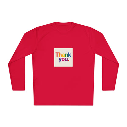 Thank You Rainbow Long Sleeve Tee