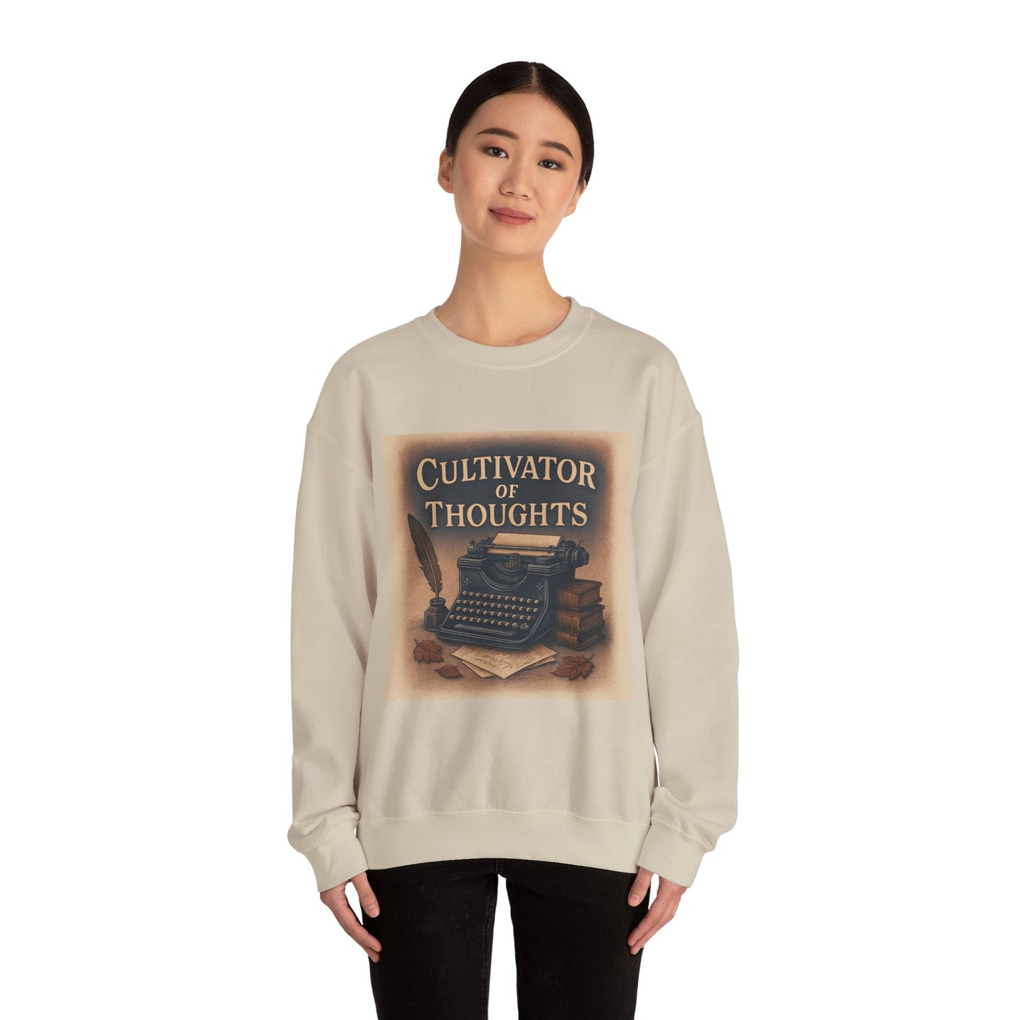 Cultivator of Thoughts Sweatshirt - Typewriter Writer Crewneck