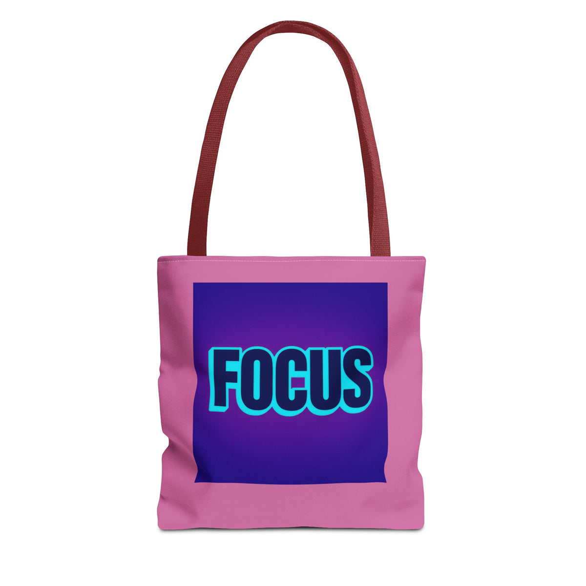 Focus Tote Bag — Motivational Pink Everyday Shopper