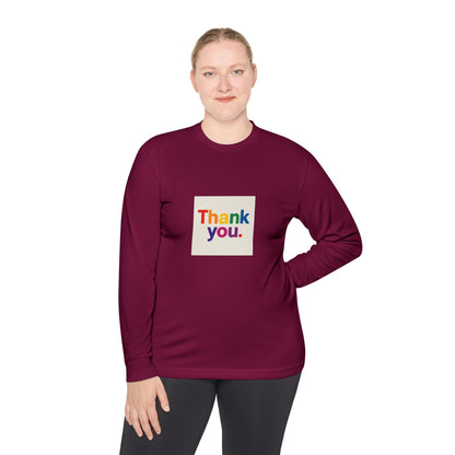 Thank You Rainbow Long Sleeve Tee