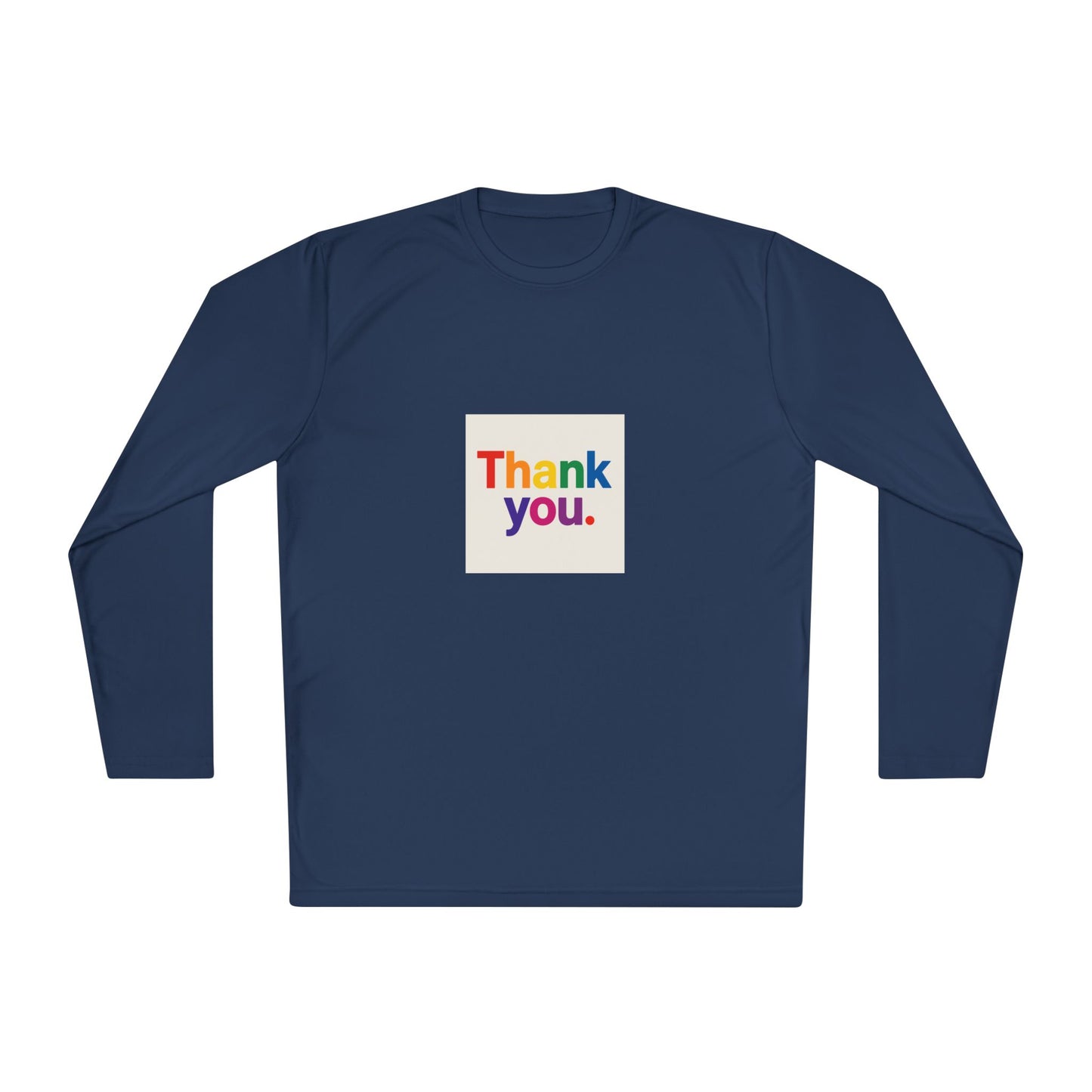 Thank You Rainbow Long Sleeve Tee