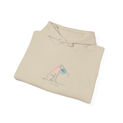 Minimal One-Line Pets Hoodie | minimal pet art, pet outline design