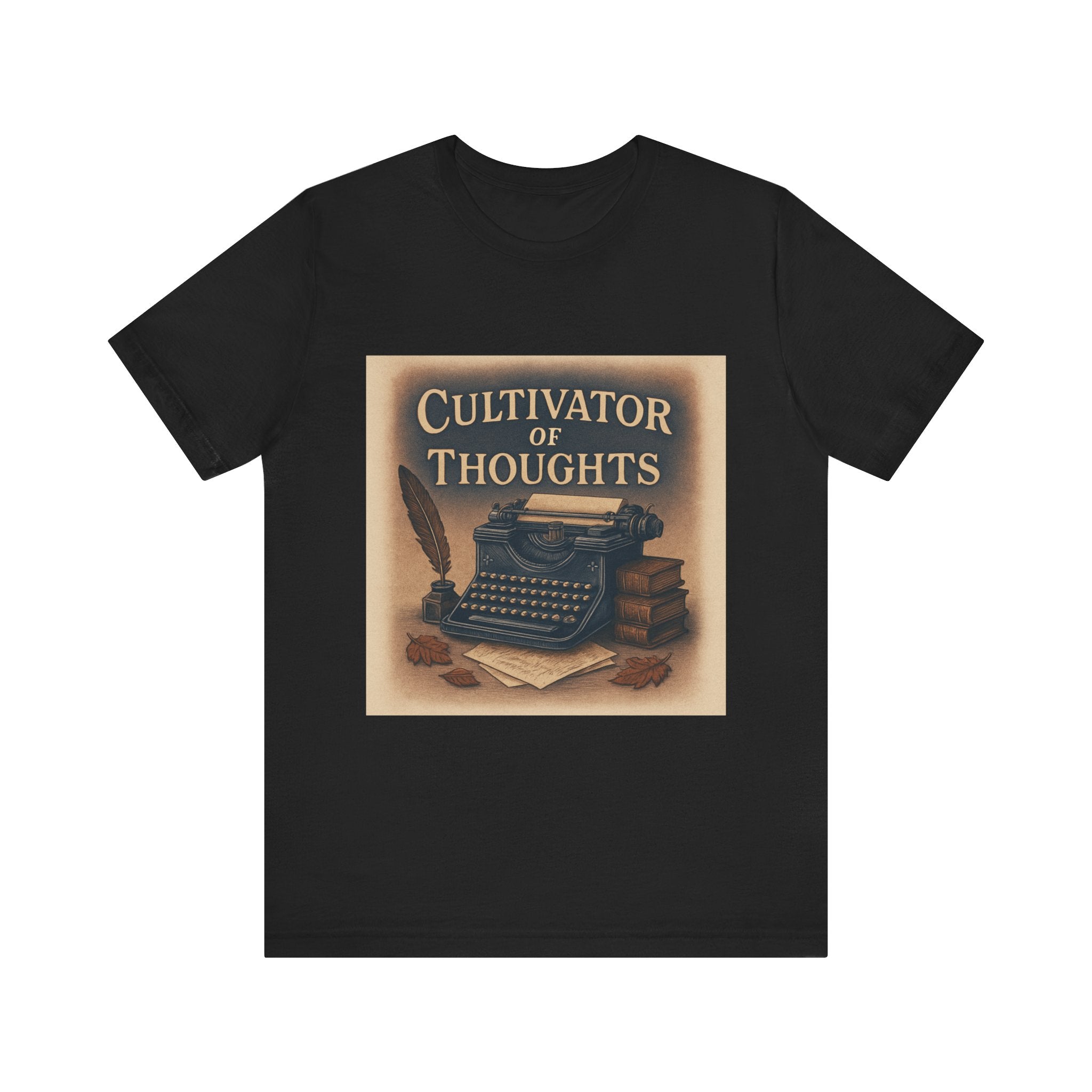 Cultivator of Thoughts Tee — Vintage Typewriter Writer T‑Shirt