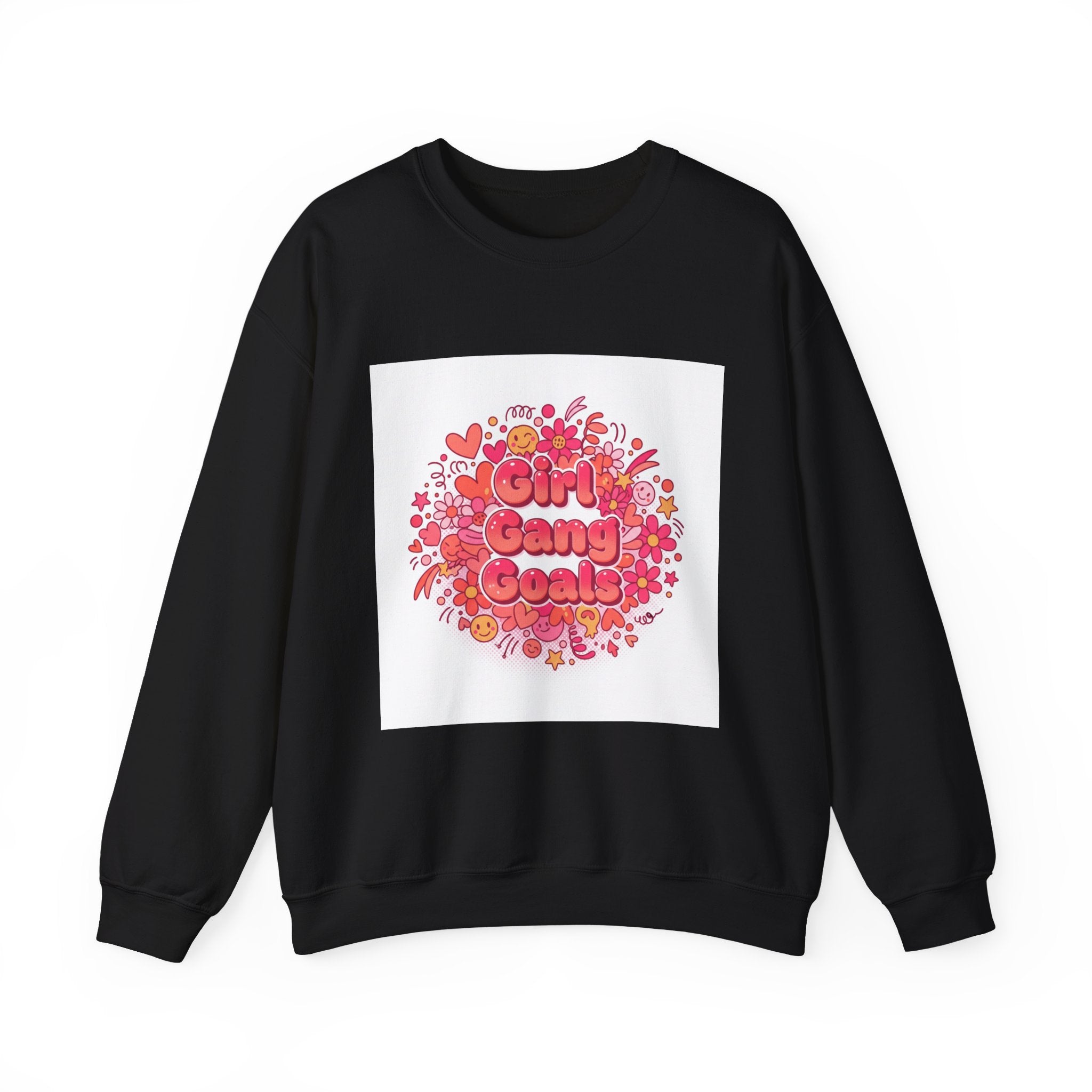 Girl Gang Goals Crewneck Sweatshirt | Galentine’s Squad Vibes, Female Friendship