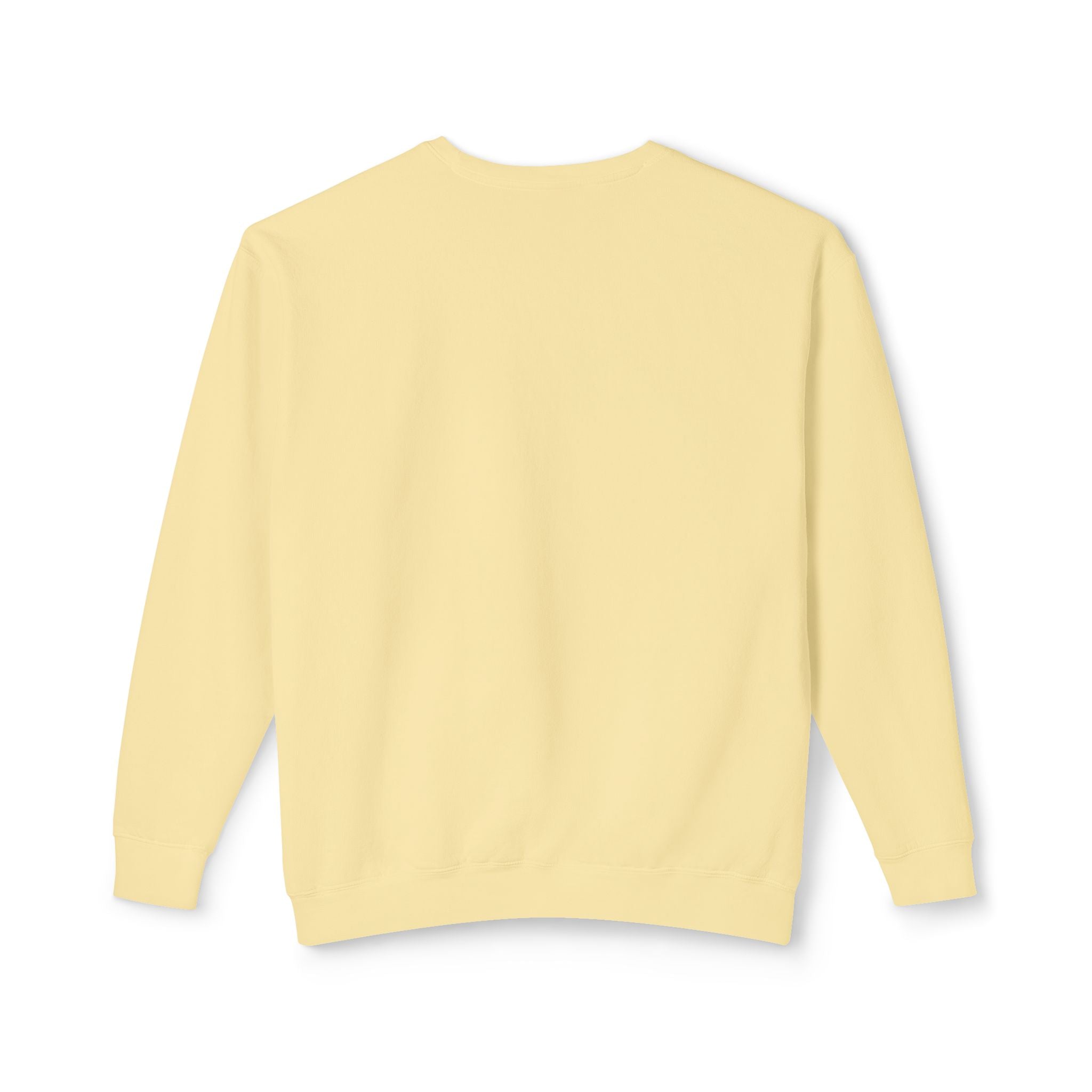 No! Minimalist Crewneck Sweatshirt — Bold Color Block Statement