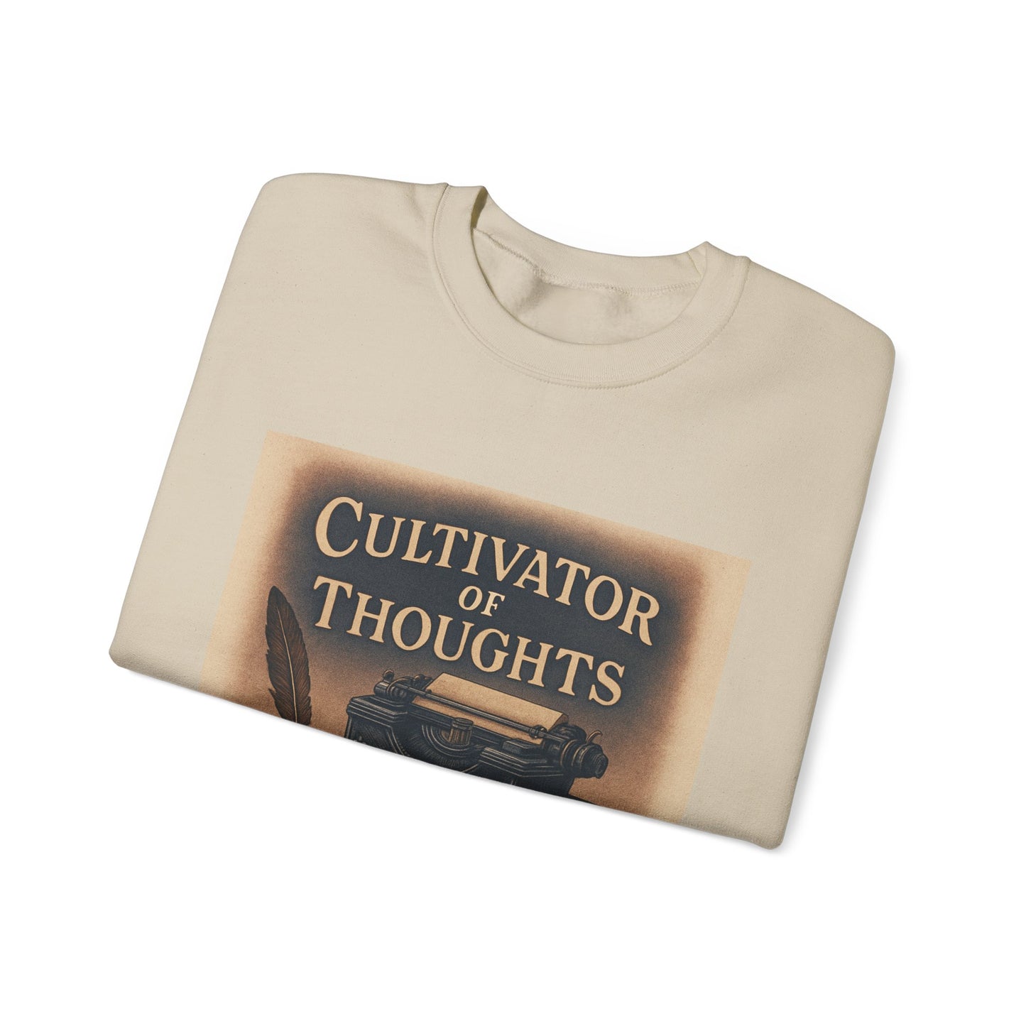 Cultivator of Thoughts Sweatshirt - Typewriter Writer Crewneck