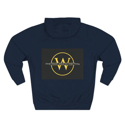 Three-Panel Fleece Hoodie