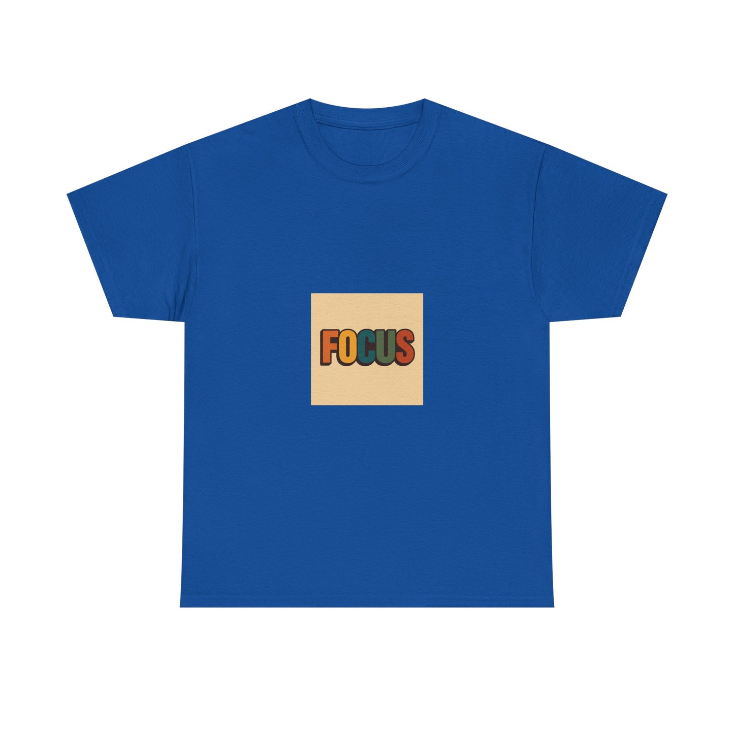 Focus Graphic Tee — Minimalist Motivational Cotton T-Shirt