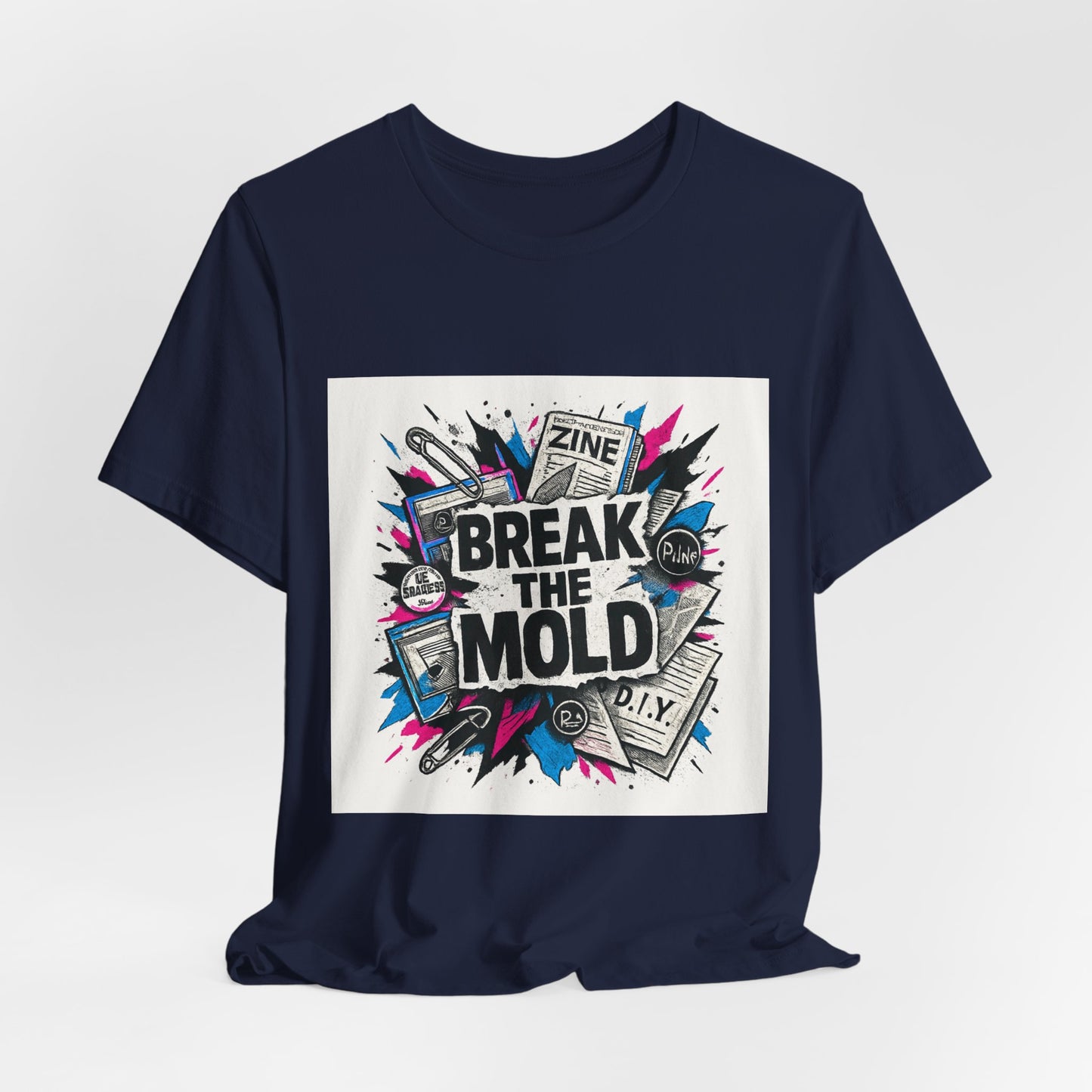 Break the Mold T‑Shirt — Graphic DIY Punk Pop Art Tee