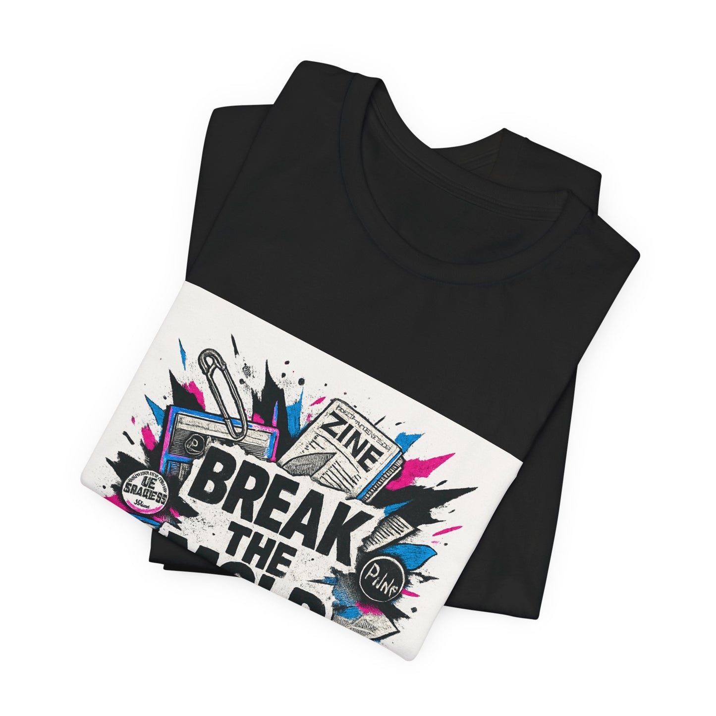 Break the Mold T‑Shirt — Graphic DIY Punk Pop Art Tee