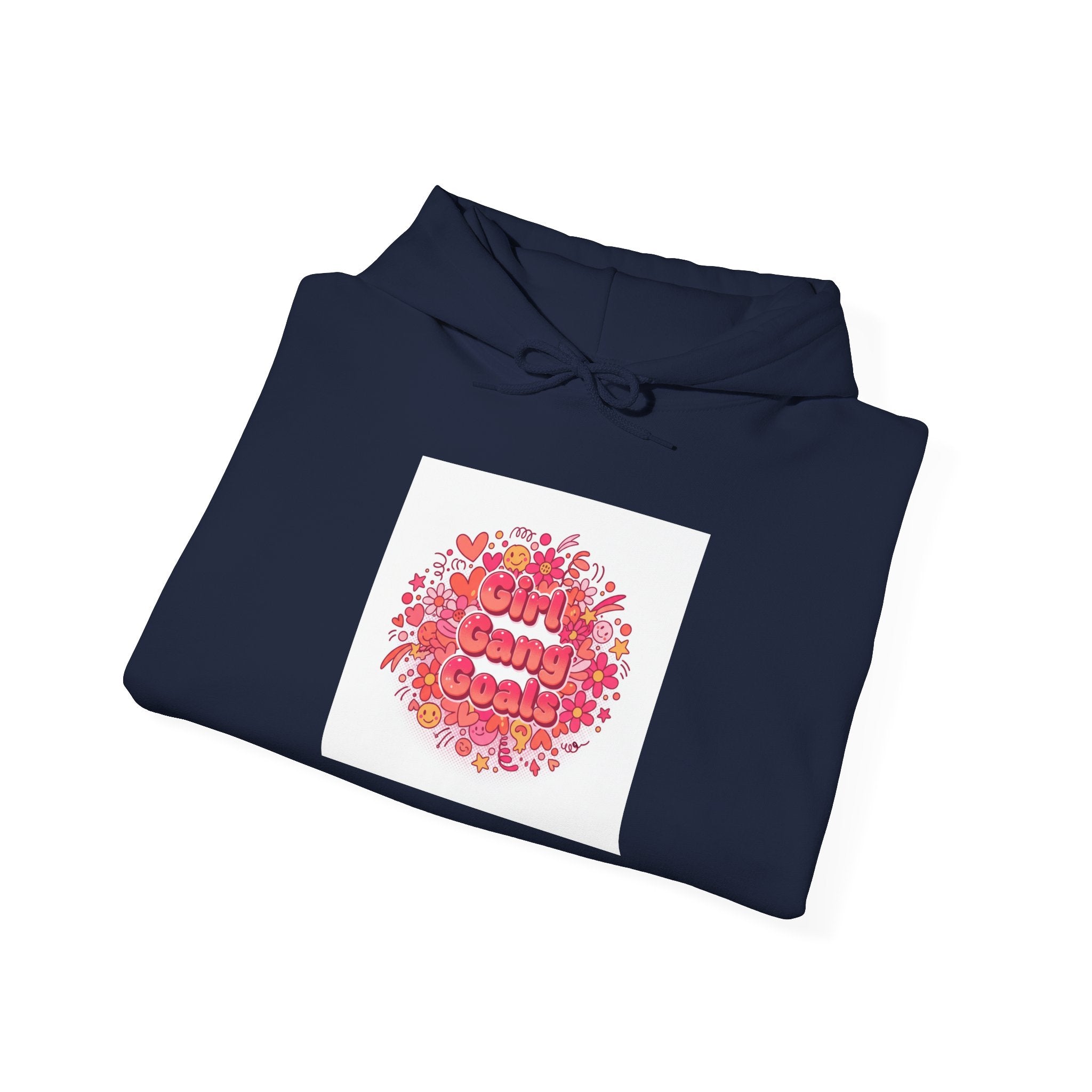 Galentine’s Squad Floral Circle Hoodie | Friendship-First, Brunch-Ready