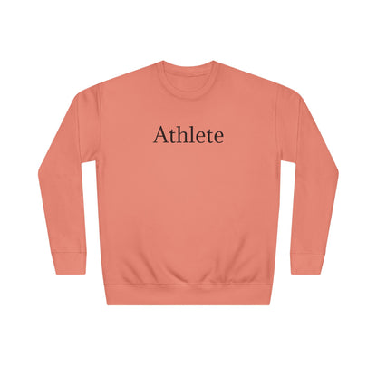 Athlete Crewneck Sweatshirt — Minimal Athletic Graphic Pullover