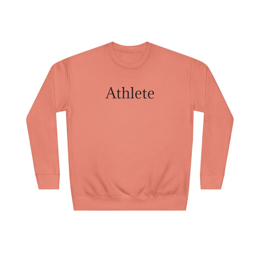 Athlete Crewneck Sweatshirt — Minimal Athletic Graphic Pullover