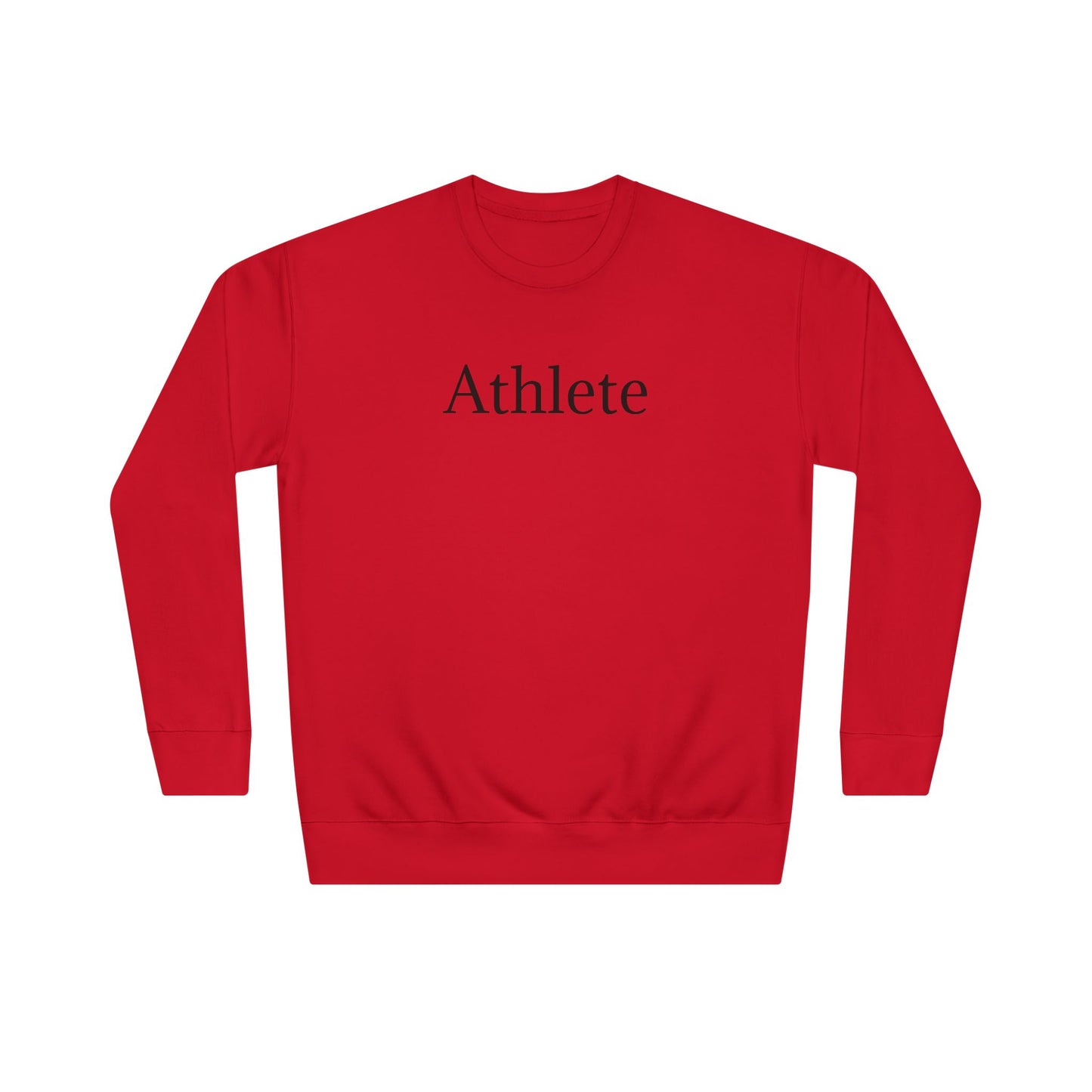 Athlete Crewneck Sweatshirt — Minimal Athletic Graphic Pullover