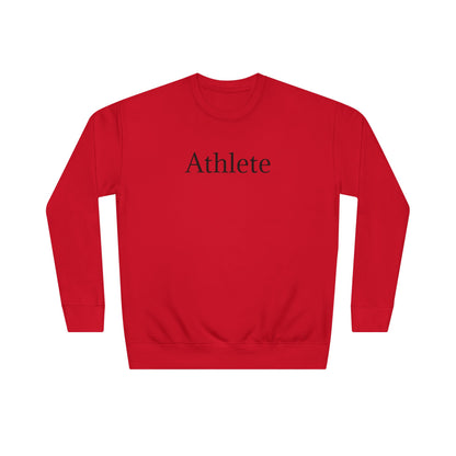 Athlete Crewneck Sweatshirt — Minimal Athletic Graphic Pullover
