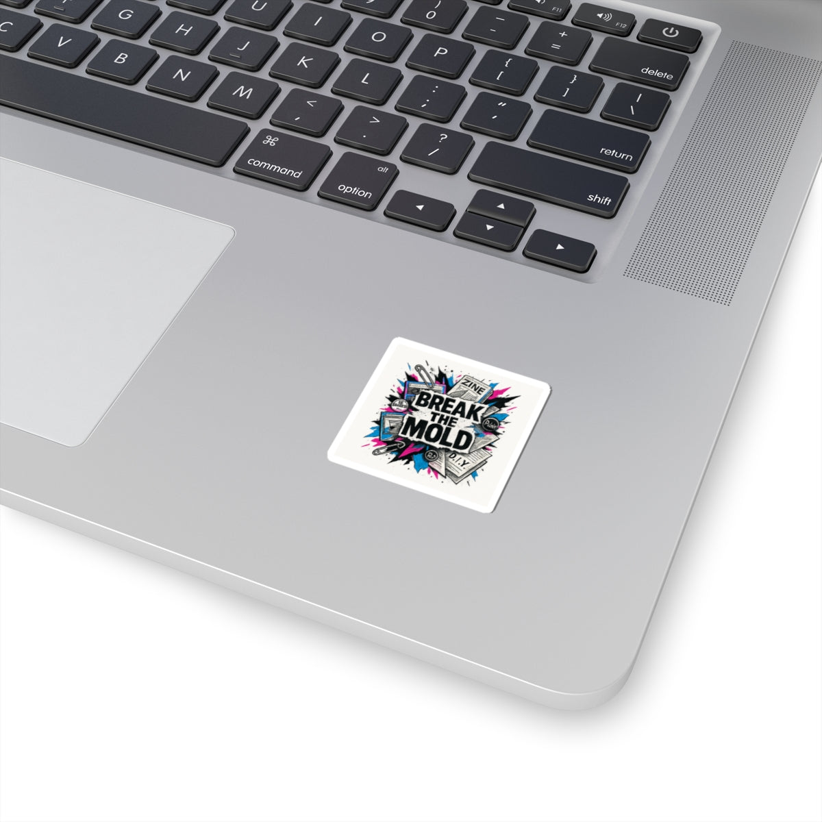 Break the Mold Kiss-Cut Sticker — DIY Punk Zine Graphic