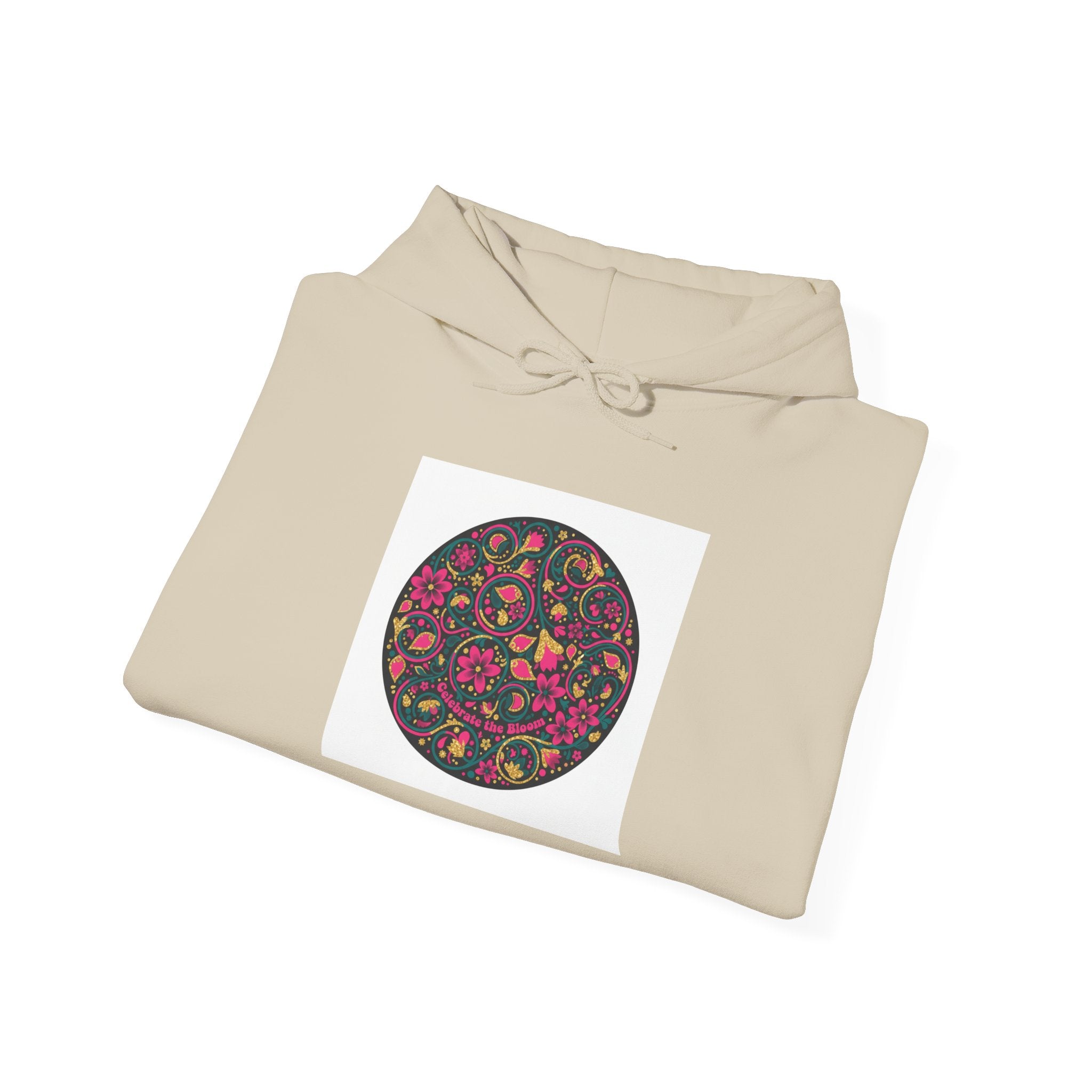 Disco Floral Paisley Hoodie | 70s Revival Maximalist Boho