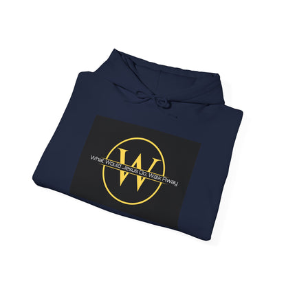 Worthy Warriors Logo Hoodie — Gold W Emblem on Black Rectangle