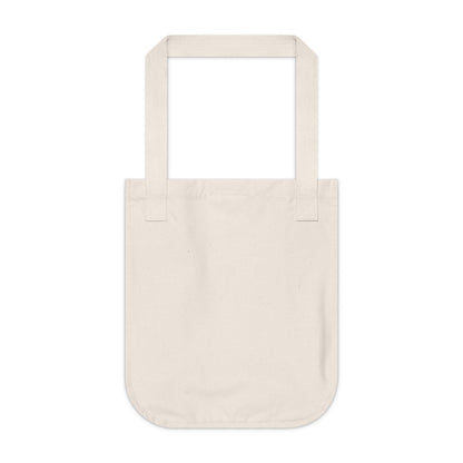 Quiet Square Canvas Tote — Minimalist Organic Grocery & Book Bag