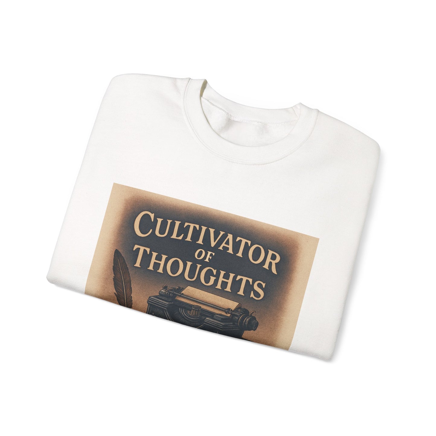 Cultivator of Thoughts Sweatshirt - Typewriter Writer Crewneck