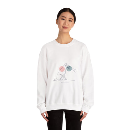 Minimal One-Line Dog Outline Sweatshirt | Minimal Pet Art, Pet Outline Design