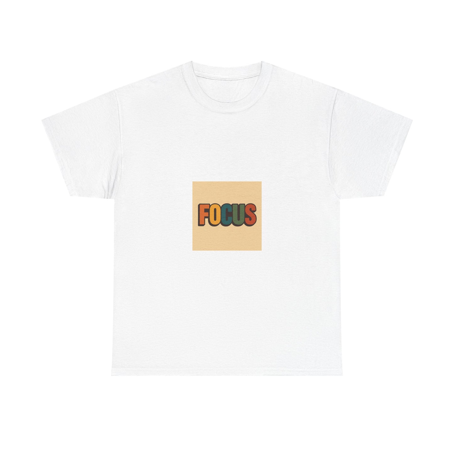 Focus Graphic Tee — Minimalist Motivational Cotton T-Shirt
