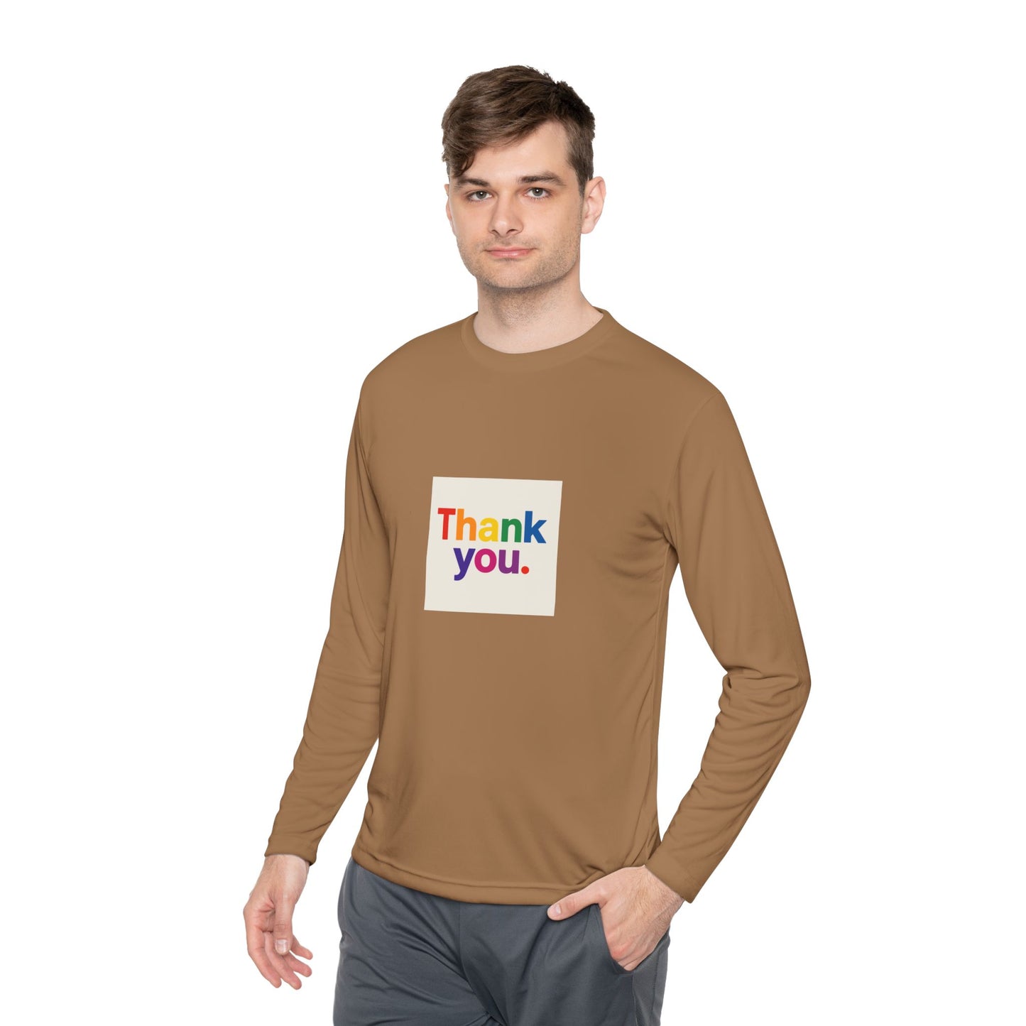 Thank You Rainbow Long Sleeve Tee