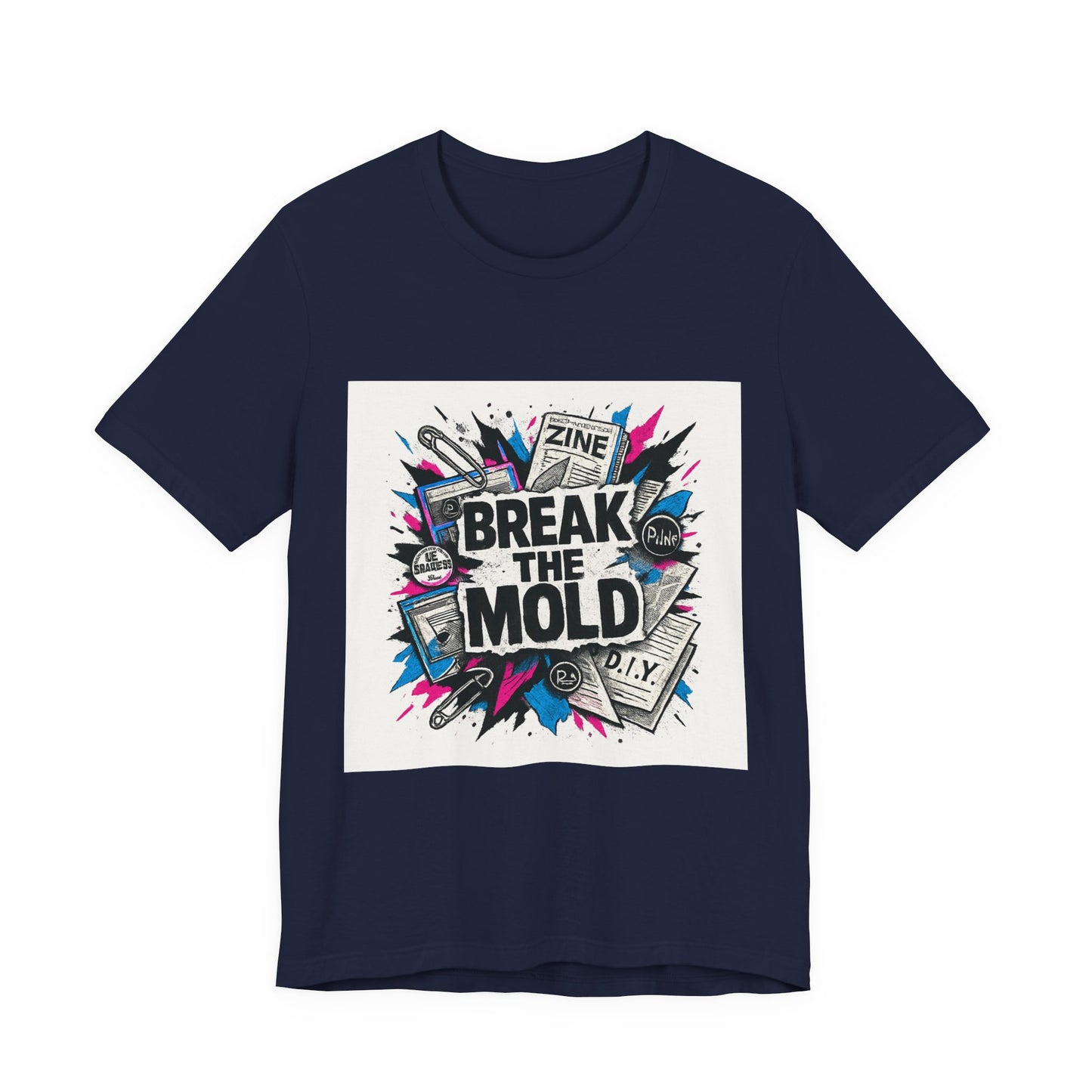 Break the Mold T‑Shirt — Graphic DIY Punk Pop Art Tee