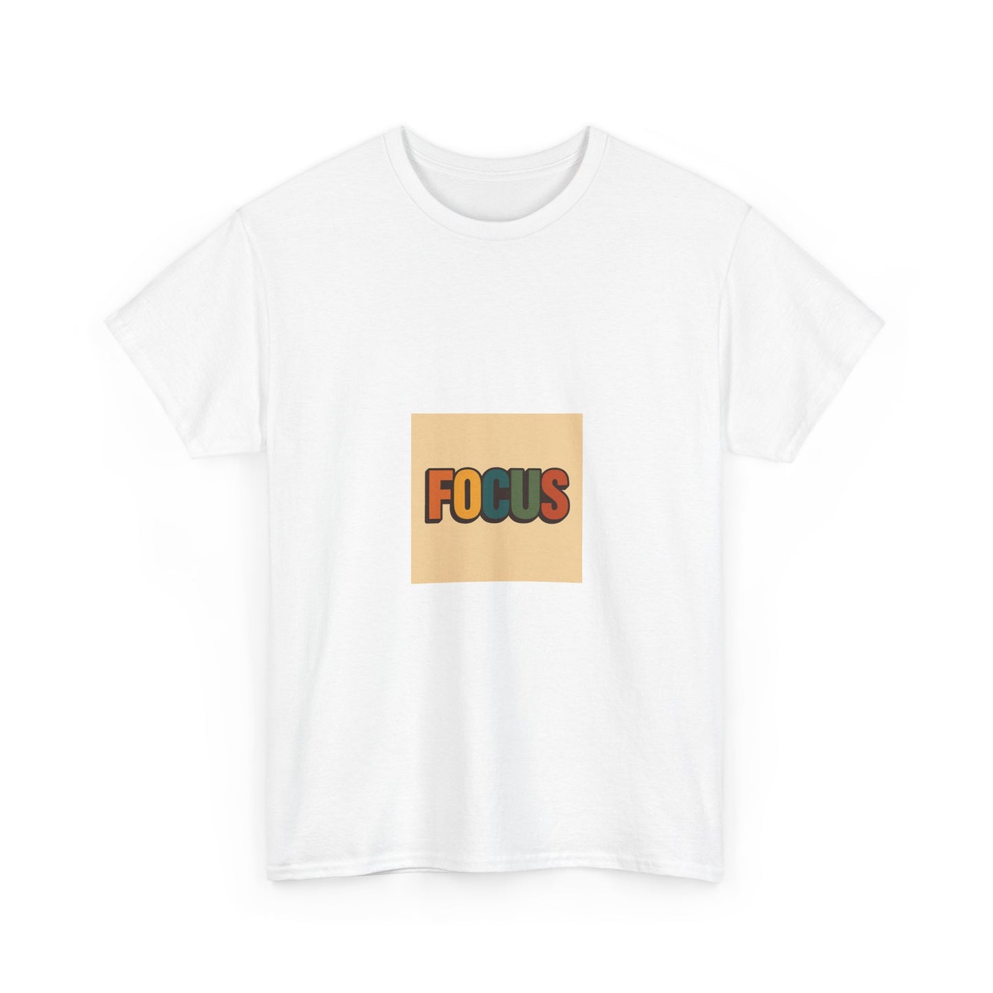 Focus Graphic Tee — Minimalist Motivational Cotton T-Shirt