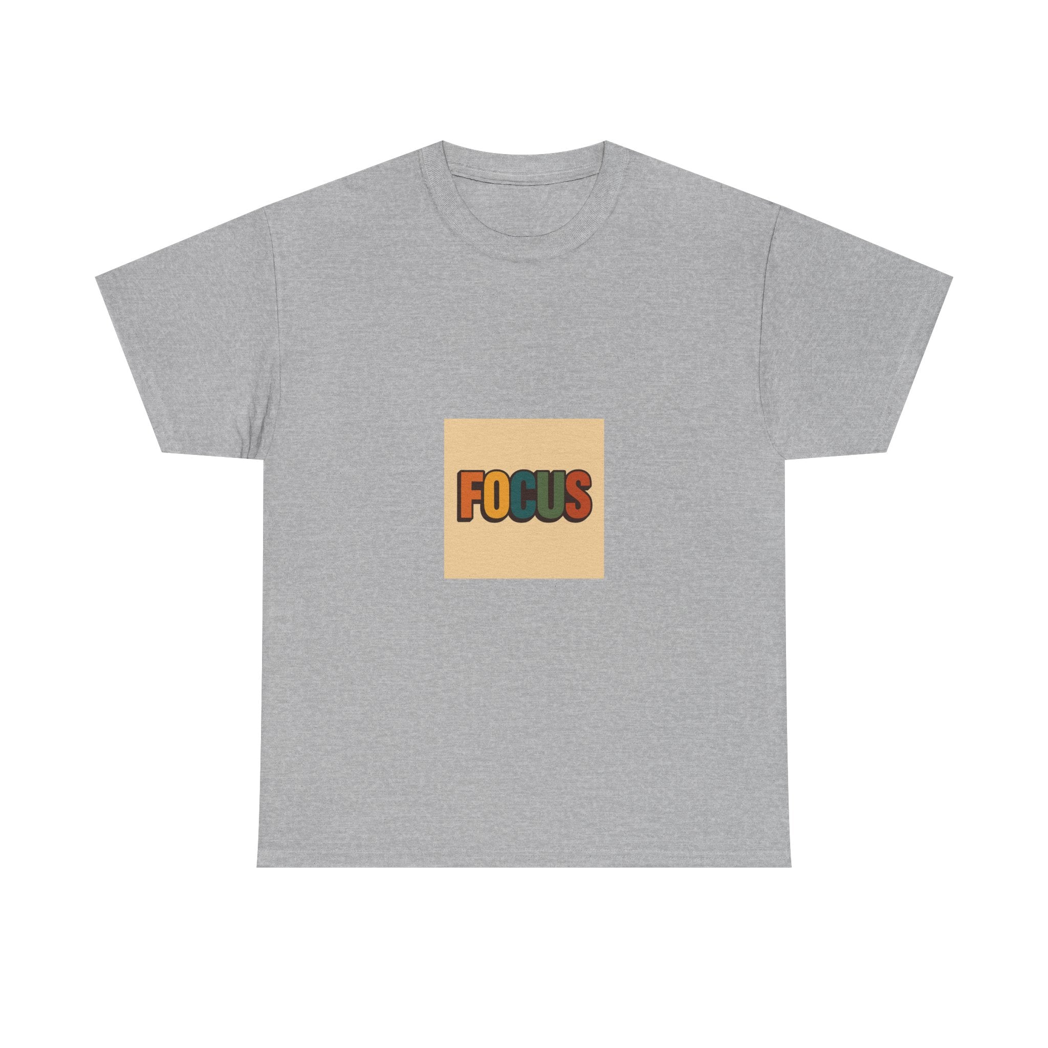 Focus Graphic Tee — Minimalist Motivational Cotton T-Shirt