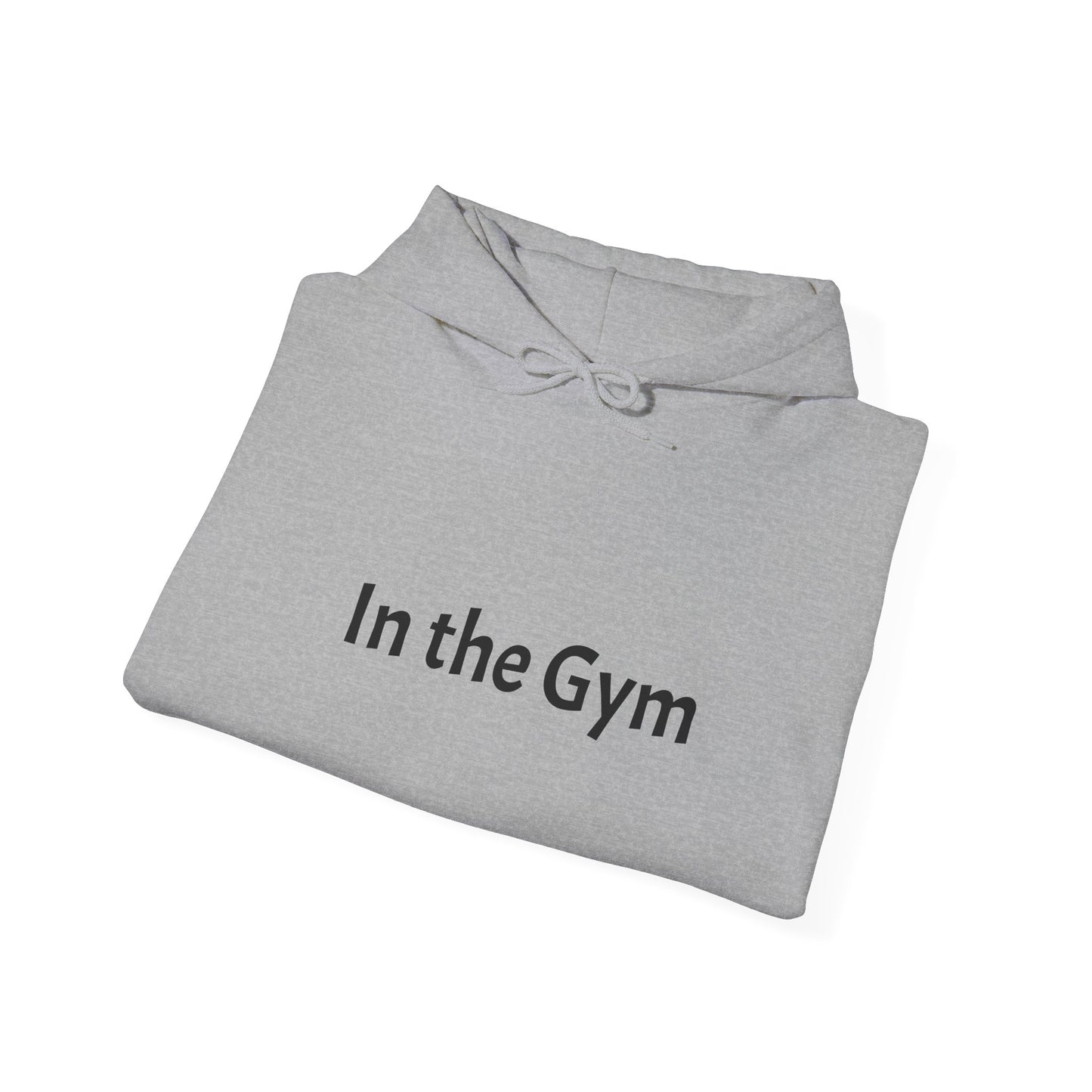 In the Gym Hoodie — Minimal Fitness Sweatshirt