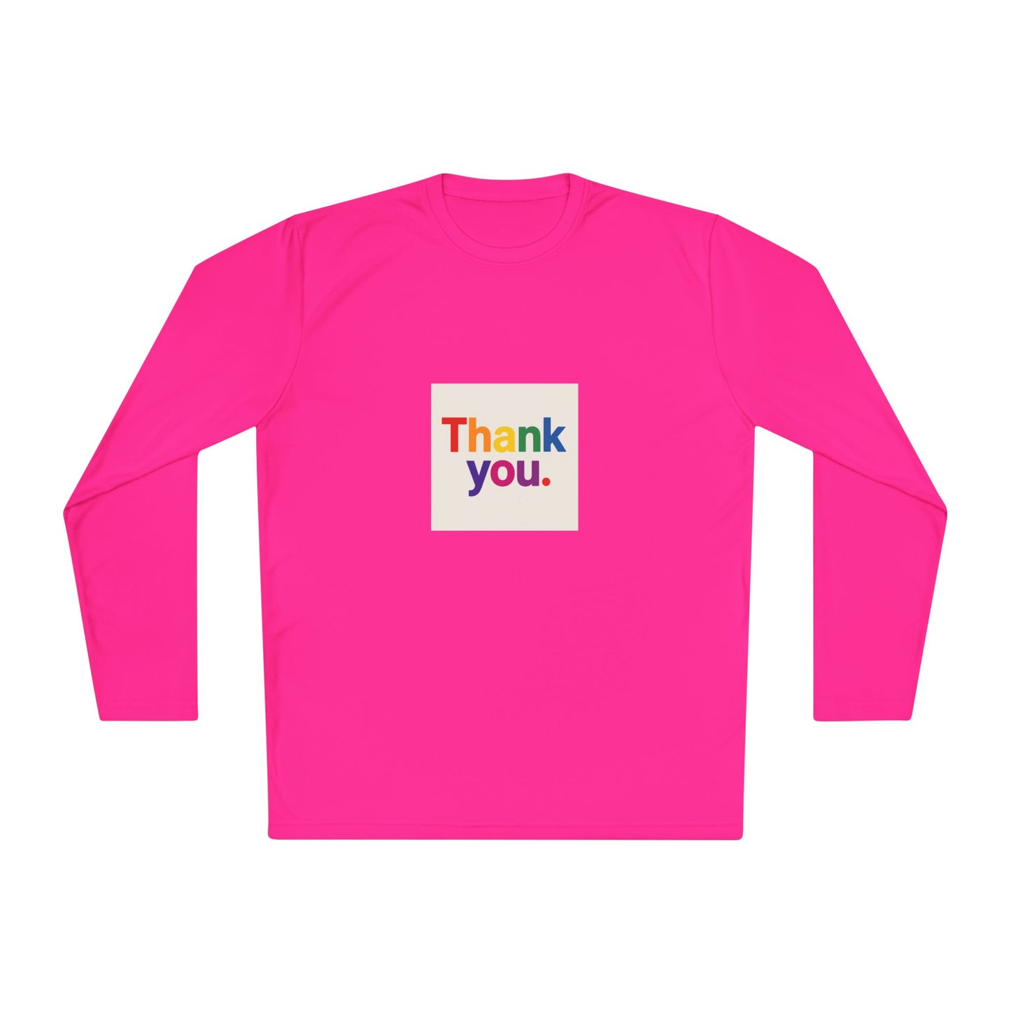 Thank You Rainbow Long Sleeve Tee