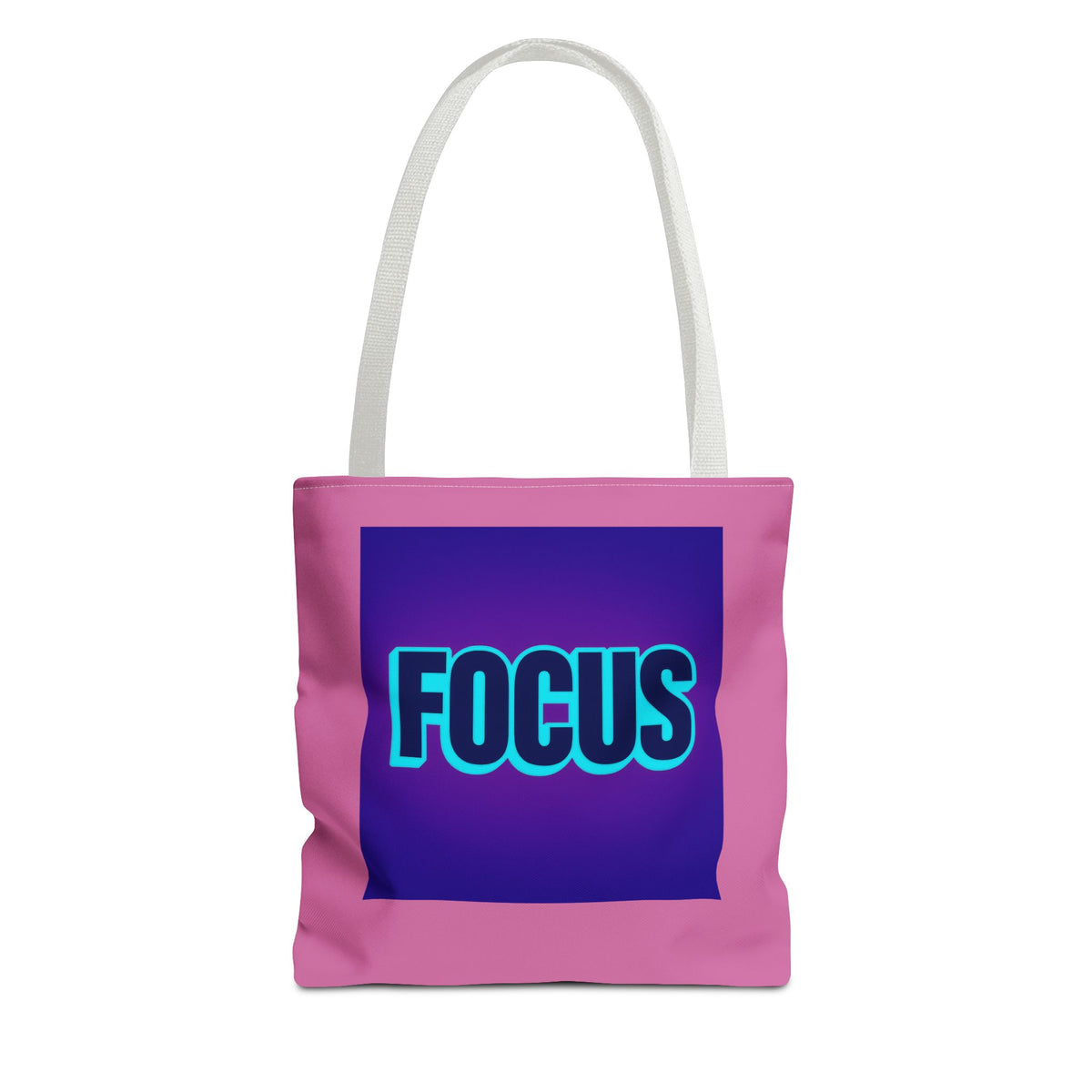 Focus Tote Bag — Motivational Pink Everyday Shopper