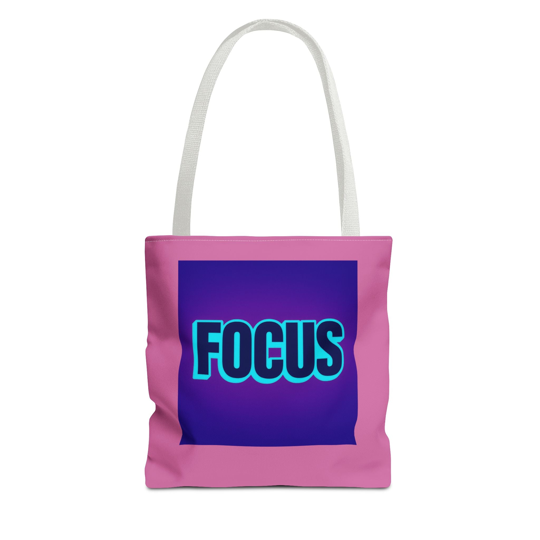 Focus Tote Bag — Motivational Pink Everyday Shopper