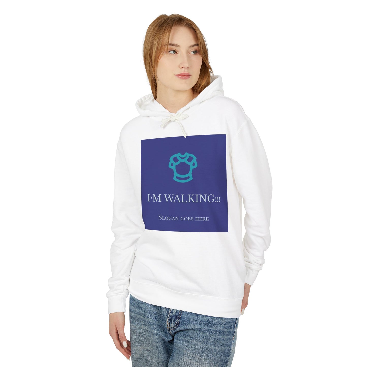 Walkathon Hoodie — "I'M WALKING!!!" Charity Event Sweatshirt