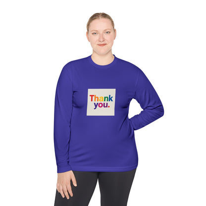 Thank You Rainbow Long Sleeve Tee