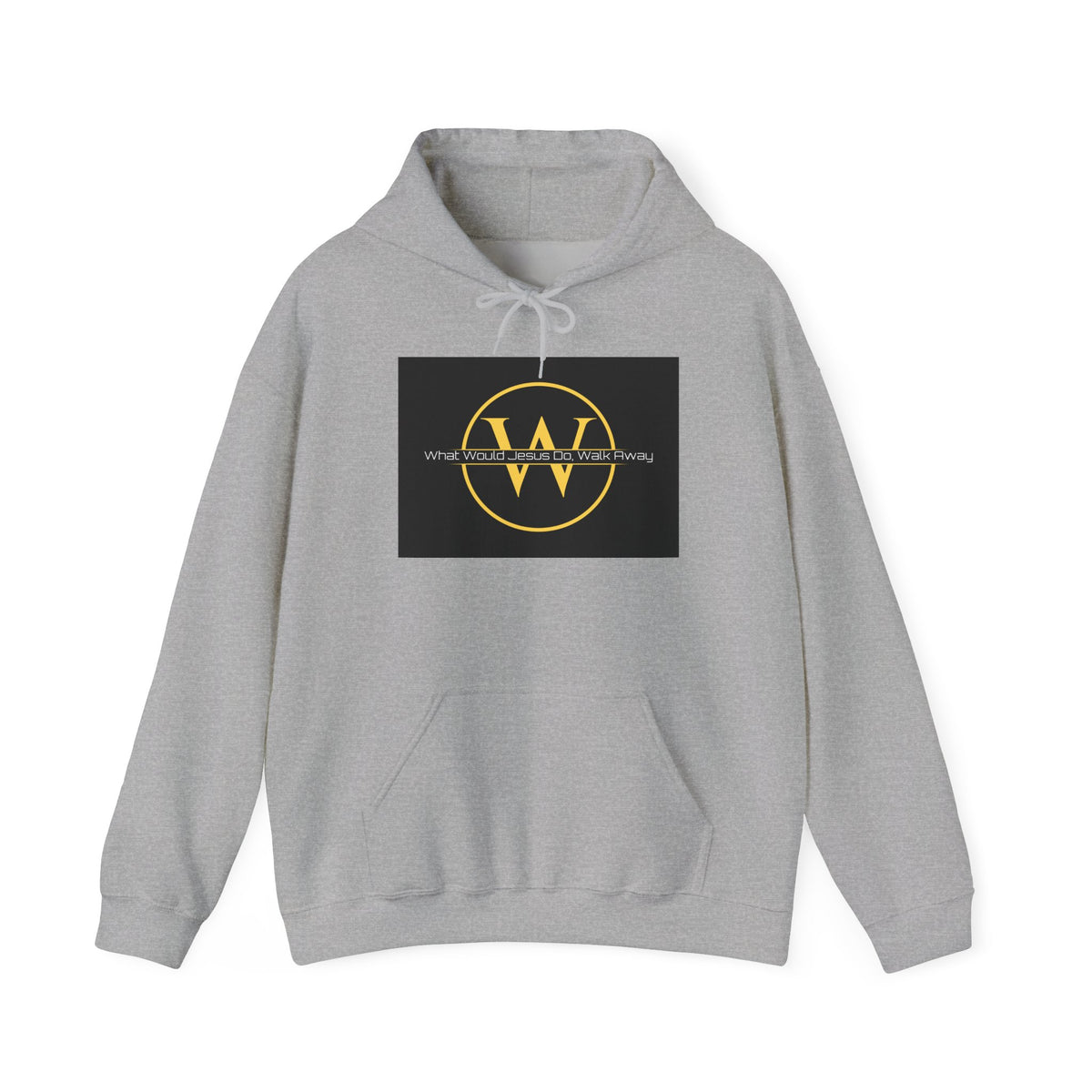 Worthy Warriors Logo Hoodie — Gold W Emblem on Black Rectangle