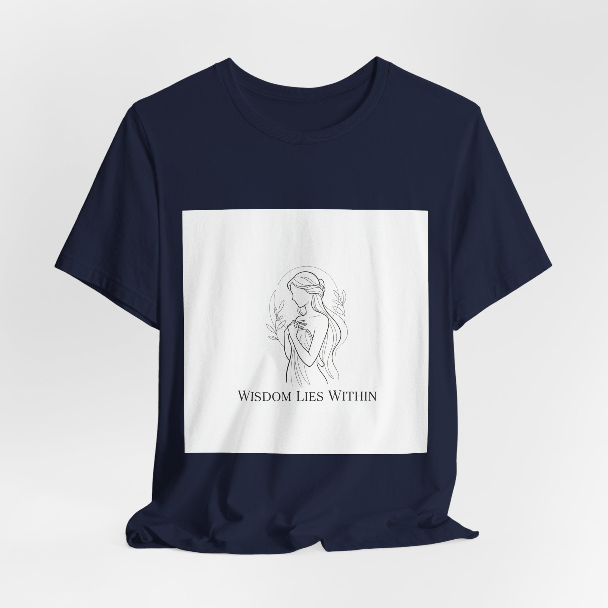 Wisdom Lies Within Tee | Mythic Minimalism, stoic philosophy art