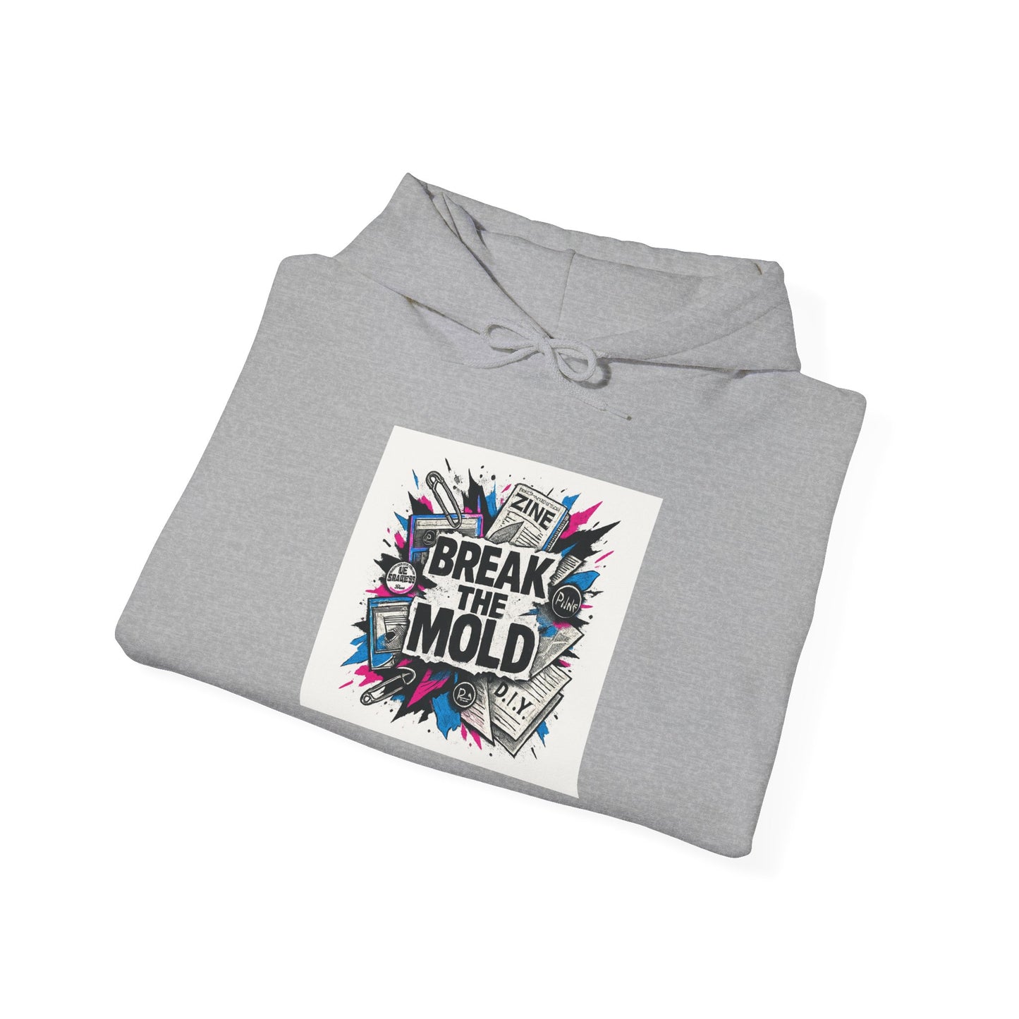 Break the Mold Graphic Hoodie – Motivational Streetwear Pullover