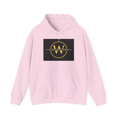 Worthy Warriors Logo Hoodie — Gold W Emblem on Black Rectangle