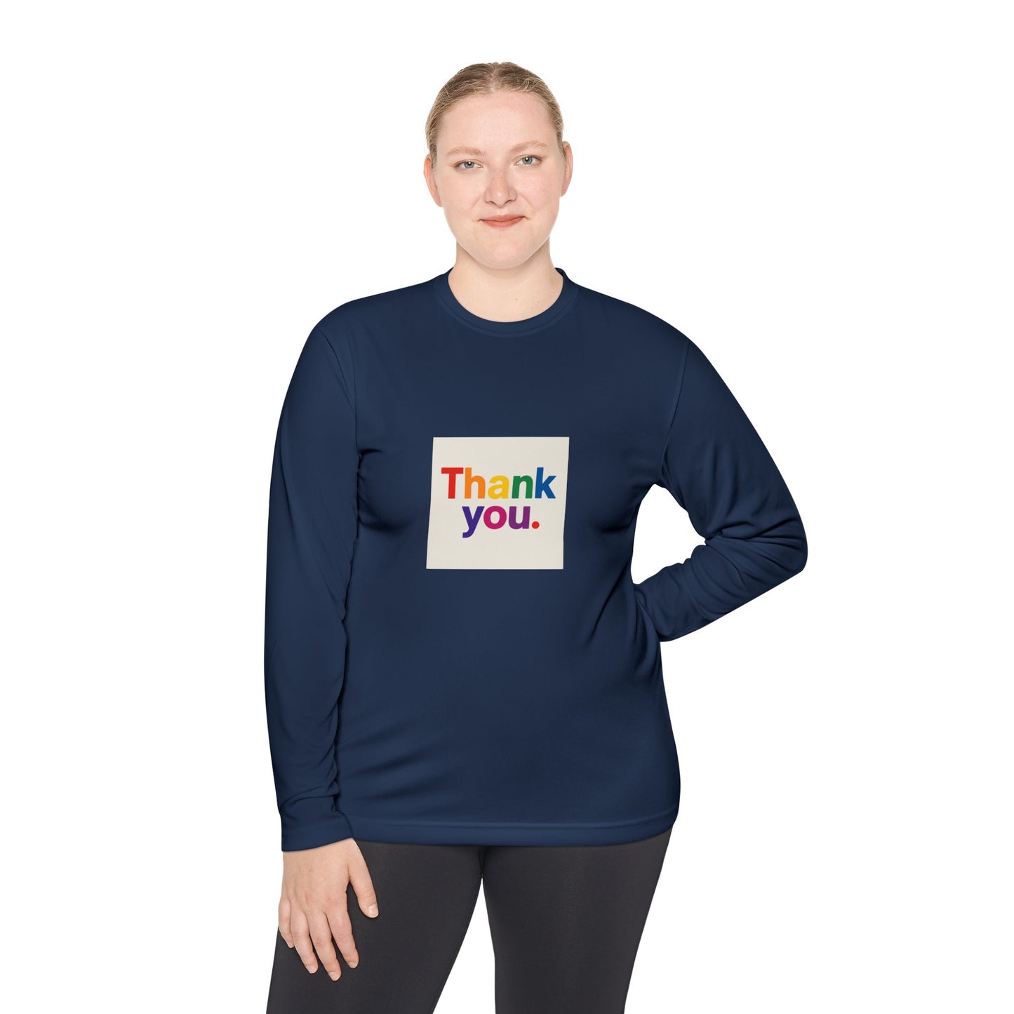 Thank You Rainbow Long Sleeve Tee