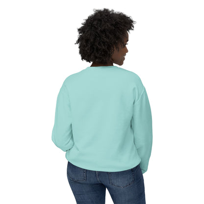 No! Minimalist Crewneck Sweatshirt — Bold Color Block Statement