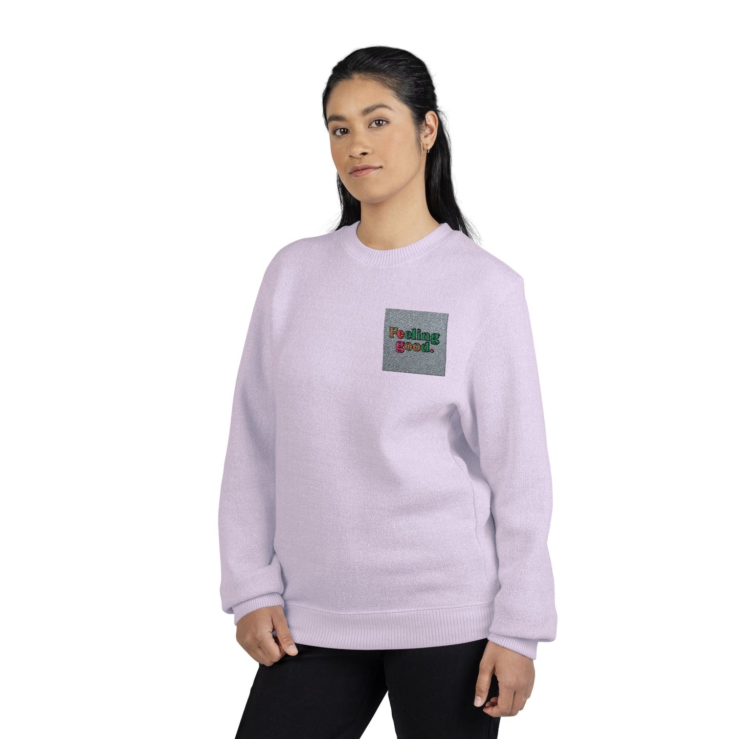 Nantucket Embroidered Crewneck Sweatshirt — Cozy Coastal Logo Pullover