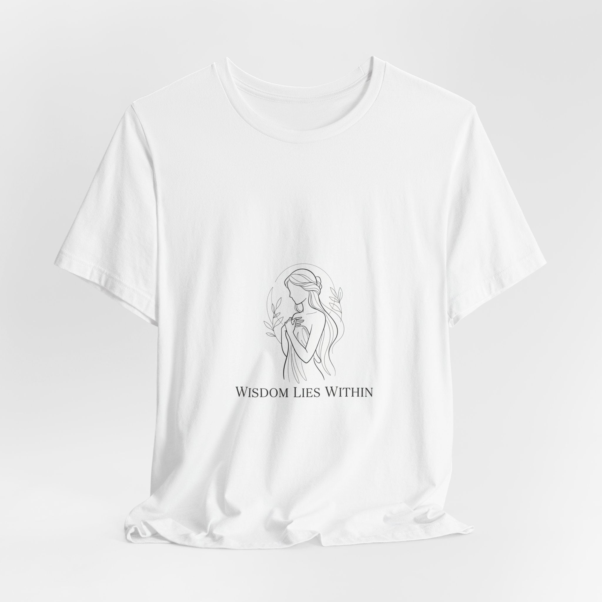 Wisdom Lies Within Tee | Mythic Minimalism, stoic philosophy art