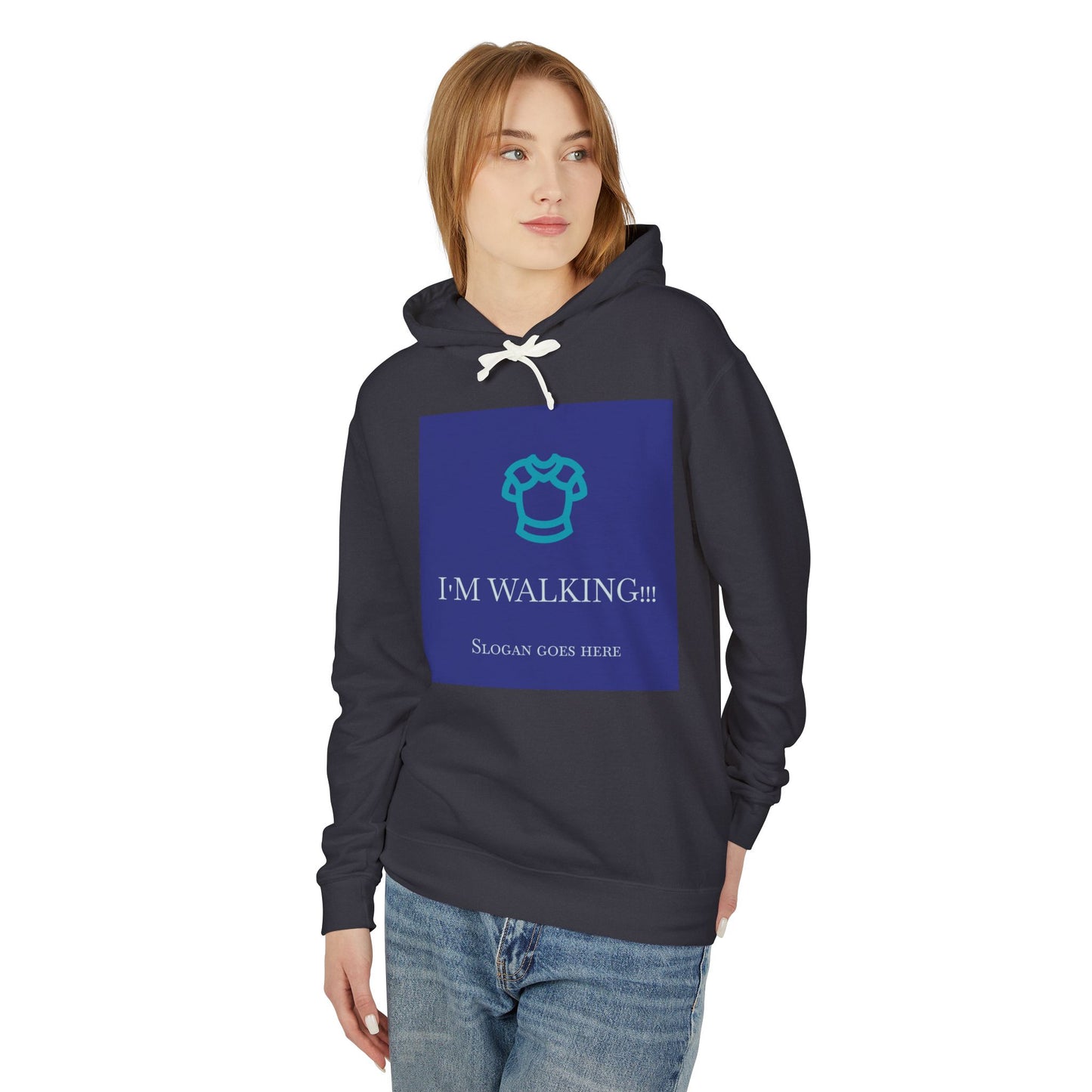 Walkathon Hoodie — "I'M WALKING!!!" Charity Event Sweatshirt