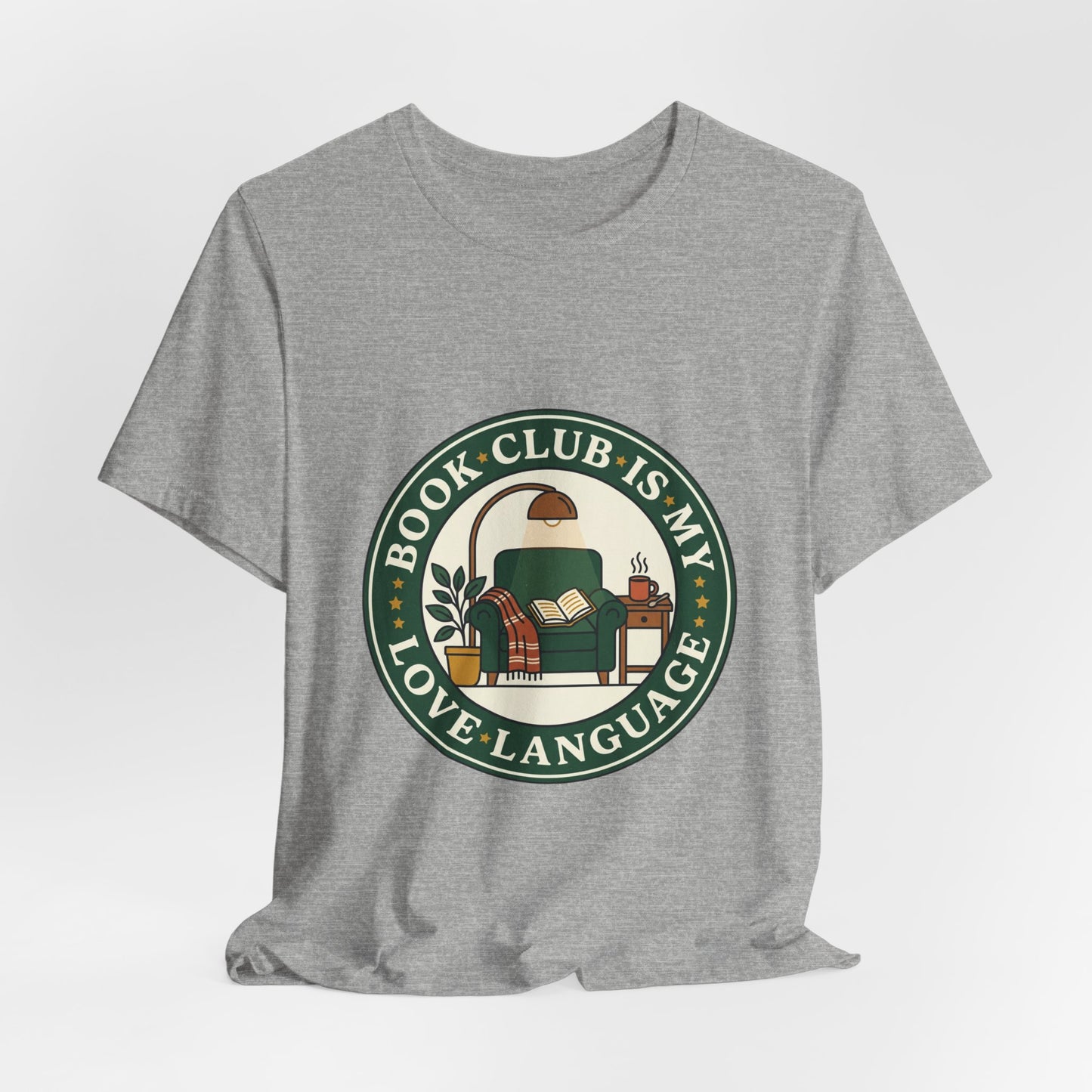 Book Club Is My Love Language Tee | Bookish, Cozy Reading, Library Aesthetic