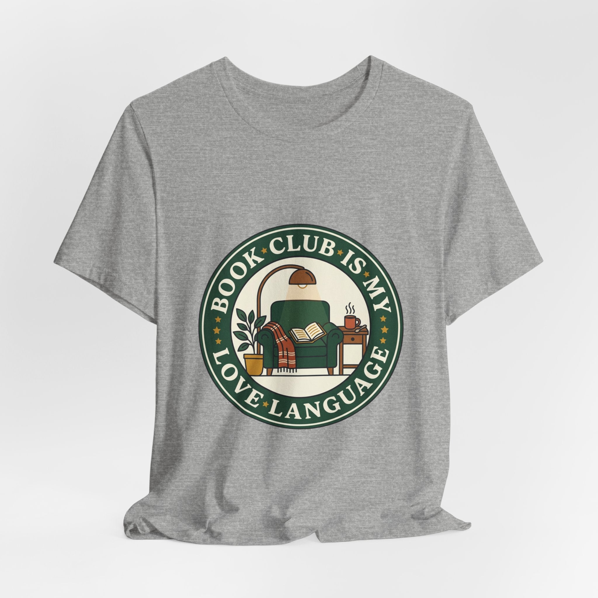 Book Club Is My Love Language Tee | Bookish, Cozy Reading, Library Aesthetic