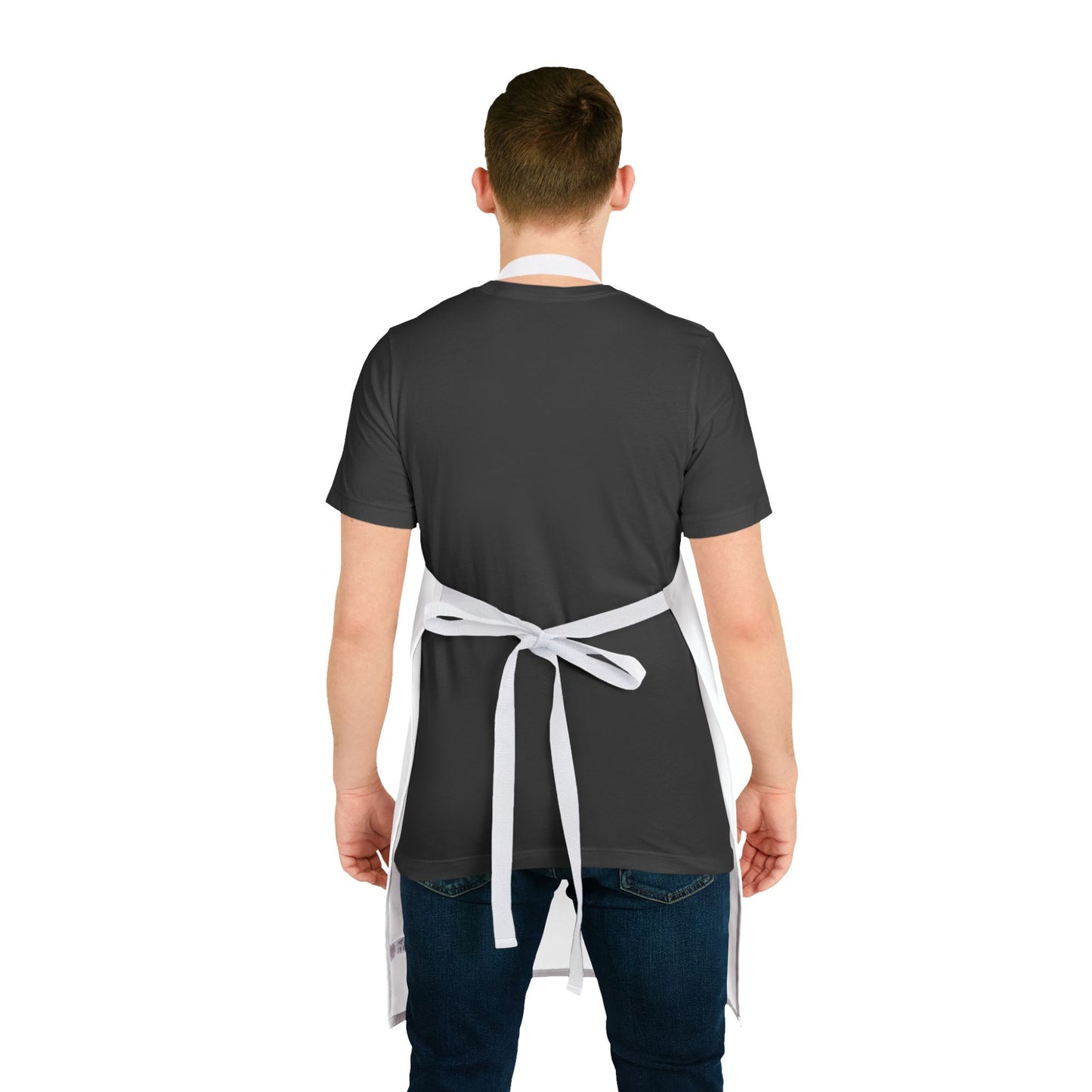 Words Matter Apron — Statement Kitchen Apron with Bold Typography